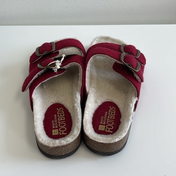 COPY - White Mountain Footbeds Helga Winter Red Size 6 - Picture 4 of 6